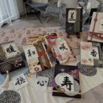 書と和小物のデコレーションワークショップを開催いたしました。